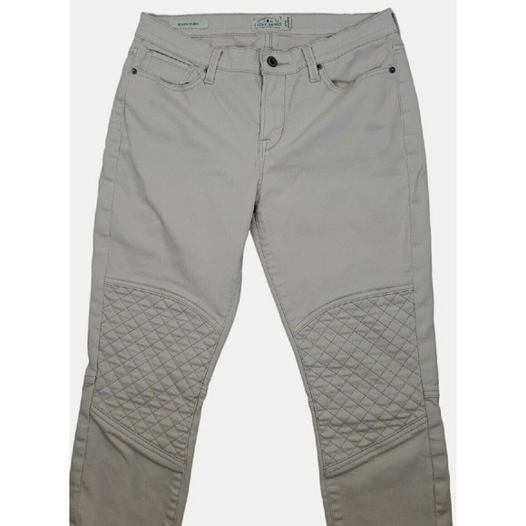 Lucky Brand ~Woman 10/30~ Beige Brooke Skinny Jeans Stretch Pants Cotton Blend. - Picture 9 of 12